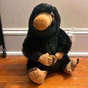 Plush Toy for Small Pets - Black and Tan